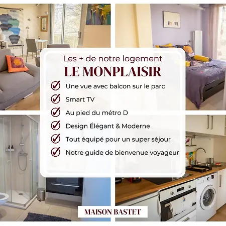 Le Monplaisir - T2 Cosy - Proche Du Metro Apartmán Lyon
